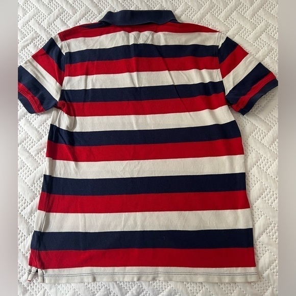 Tommy Hilfiger Horizontal Stripe Youth XL Boy’s Golf Shirt - Picture 3 of 10